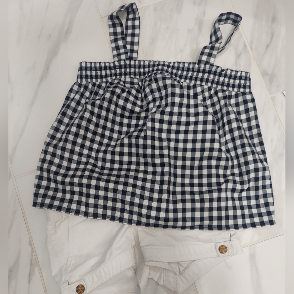 J. Crew Gingham Tank